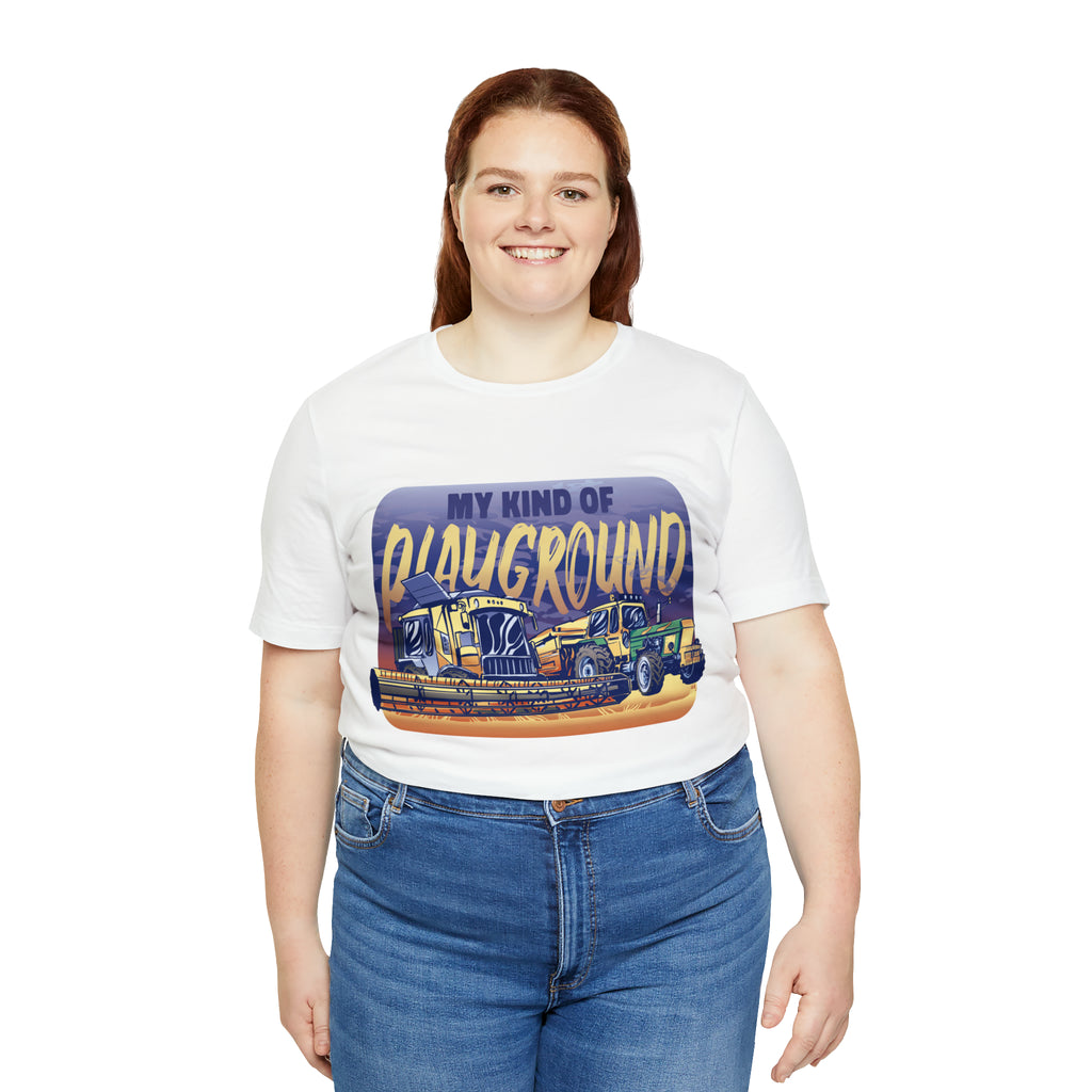 Tractor Farmer Playground Shirt | Tractor Enthusiast Unisex T-Shirt