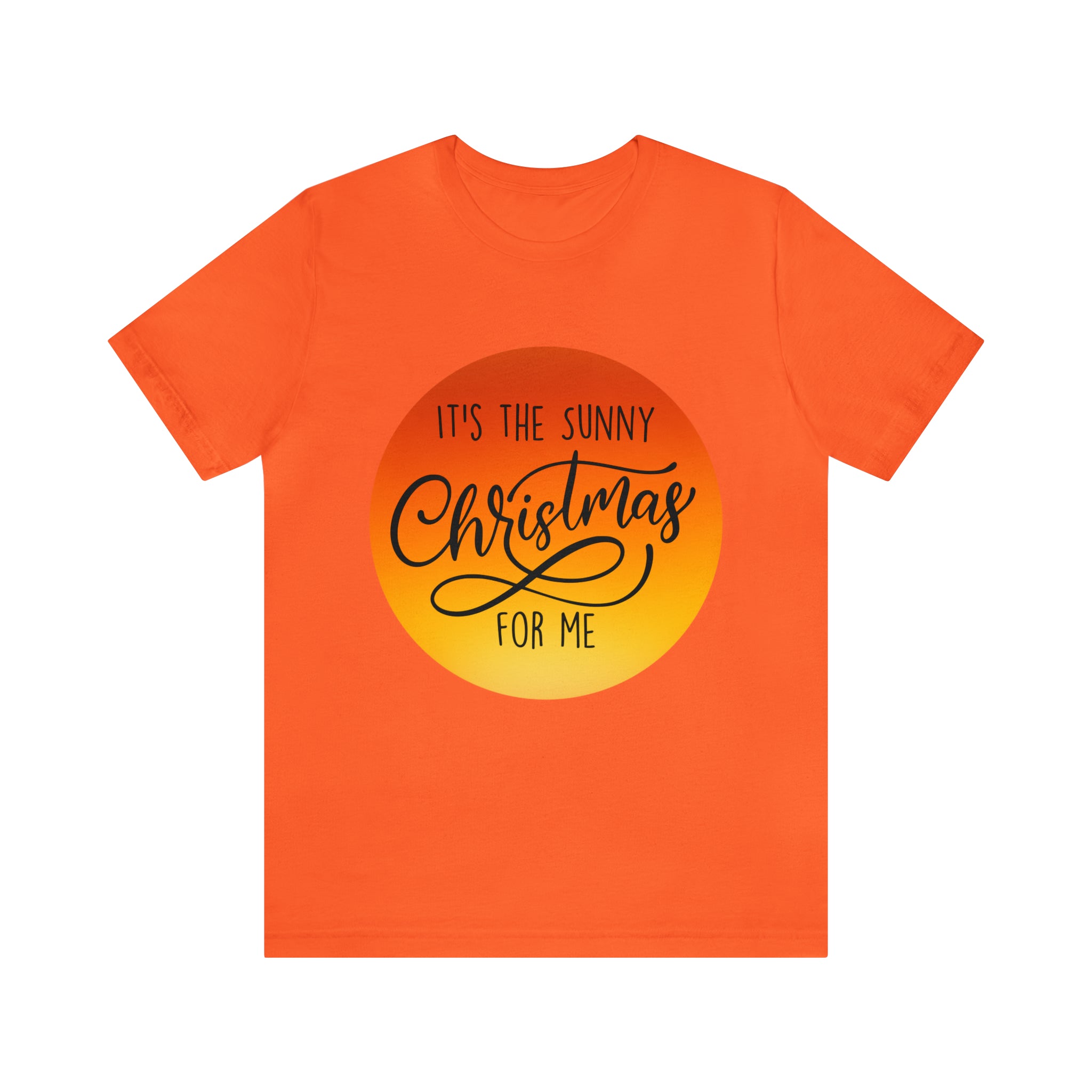 Christmas in July Orange Shirt | Christmas in July Statement T-Shirt