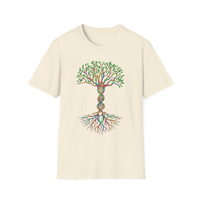 DNA Tree T-Shirt — Colorful Genetic Tree of Life Tee