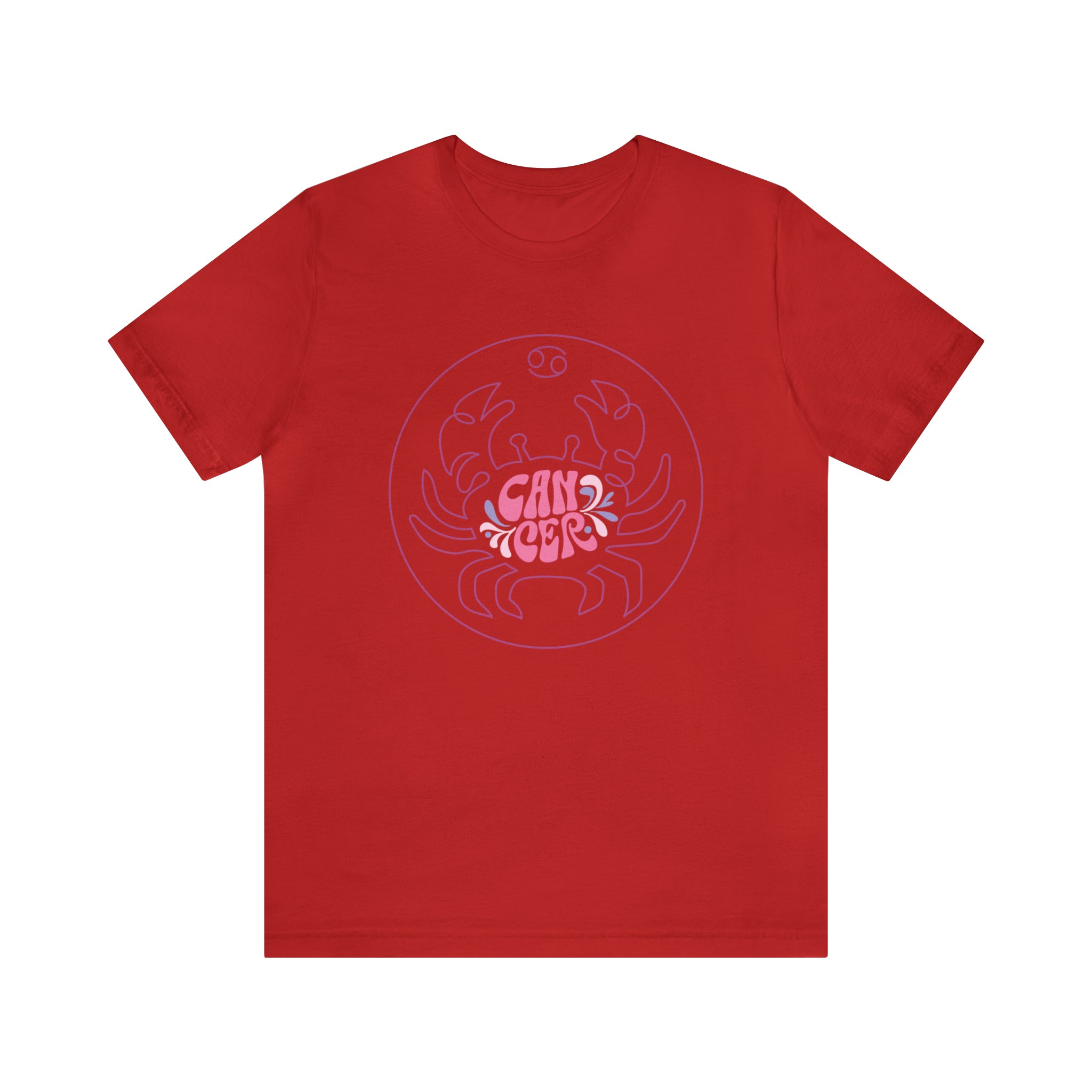 Cancer Crab Zodiac Graphics Shirt | Zodiac Sign Statement T-Shirt