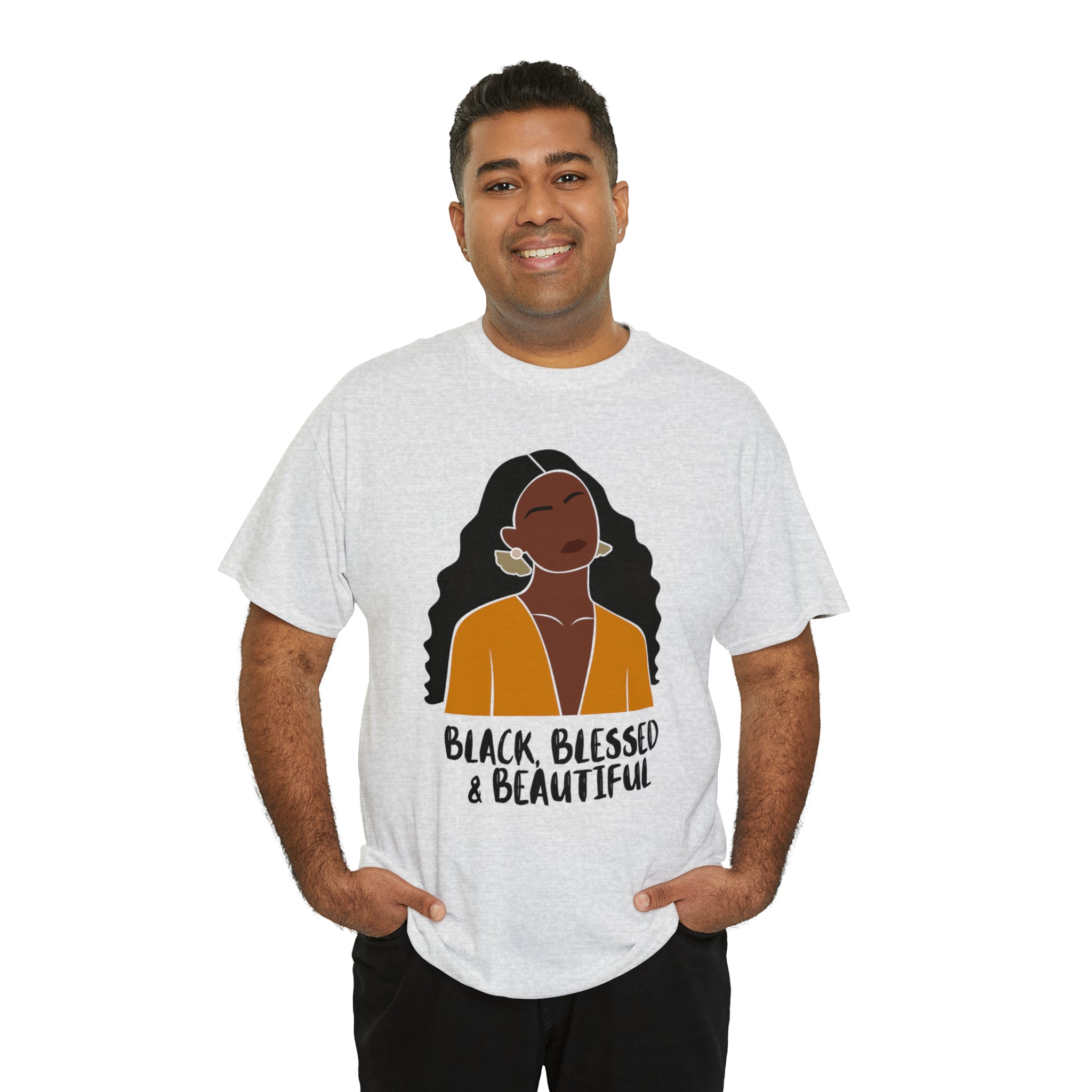 Black, Blessed & Beautiful Shirt | Empowered & Beautiful Cotton T-shirt