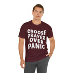 Prayer Over Panic Unisex Shirt | Religious Shirt for Prayers