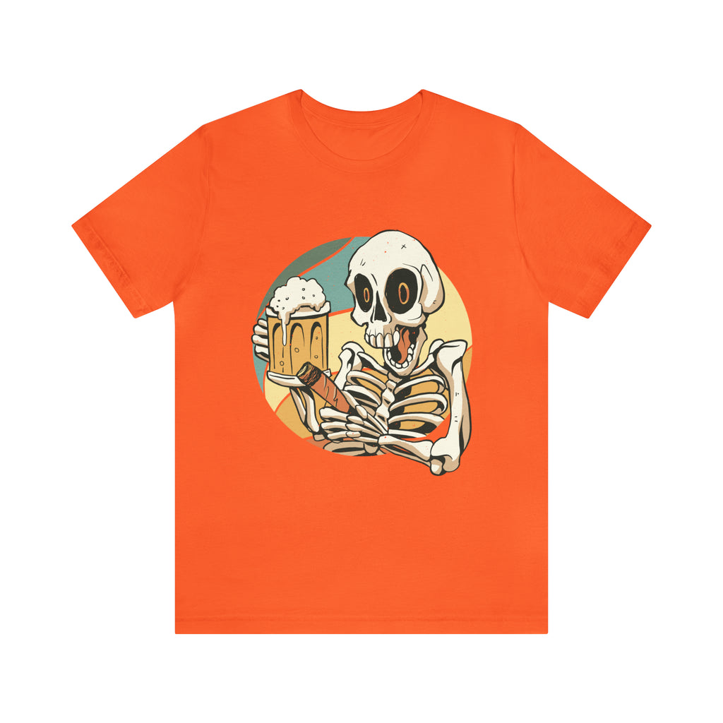 Skeleton Beer Shirt | Drink Beer Unisex T-Shirt