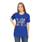 Hello Kindergarten School Shirt | First day of School Unisex T-Shirt