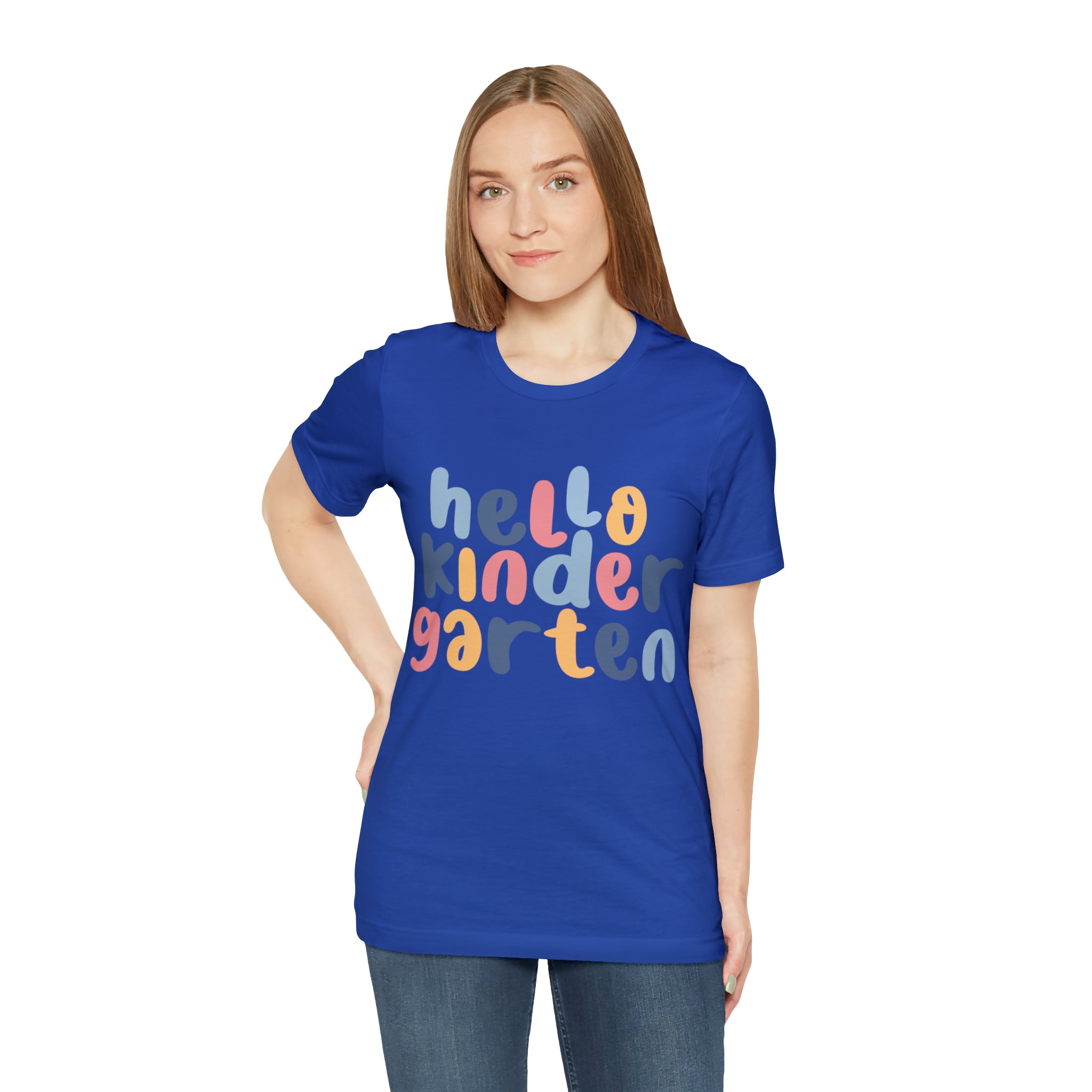 Hello Kindergarten School Shirt | First day of School Unisex T-Shirt