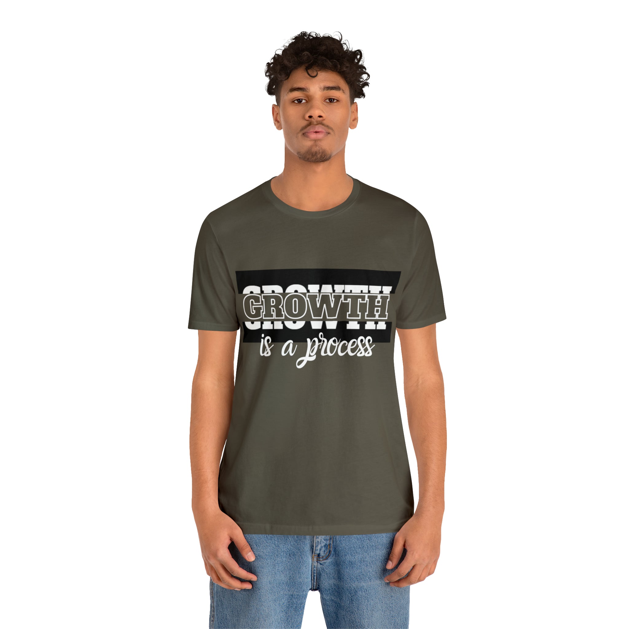 Growth Is A Process Shirt | Trendy Statement Unisex Tee