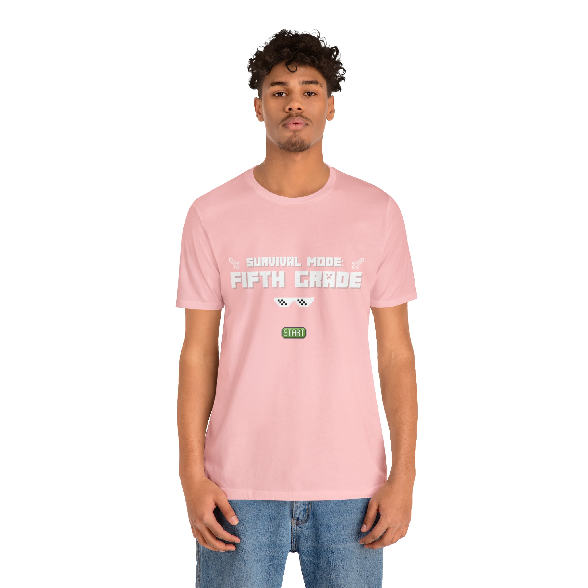Fifth Grade Survival Mode | Minecraft School Unisex T-Shirt