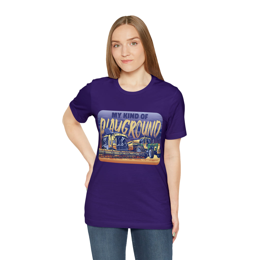 Tractor Farmer Playground Shirt | Tractor Enthusiast Unisex T-Shirt