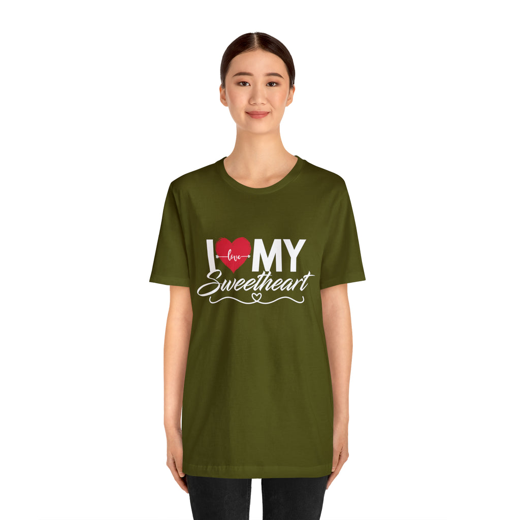 I Love My Sweetheart Shirt | Couple Love T-Shirt, Pair Girlfriend Boyfriend Matching Shirt