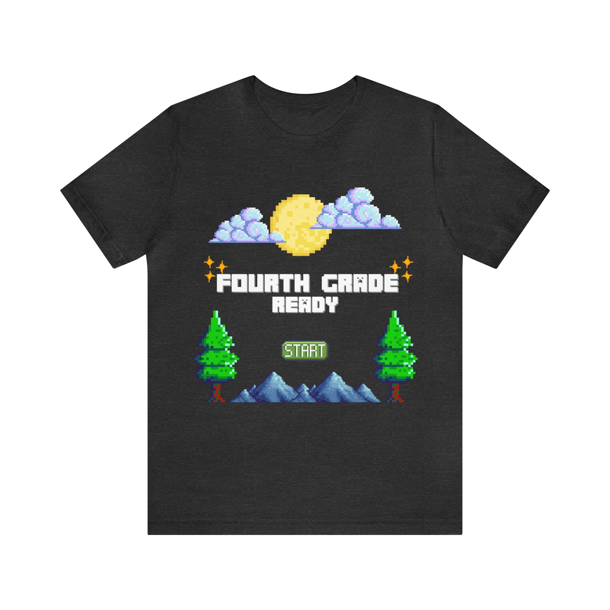 Fourth Grade Ready Pixel Shirt | Minecraft Unisex T-Shirt