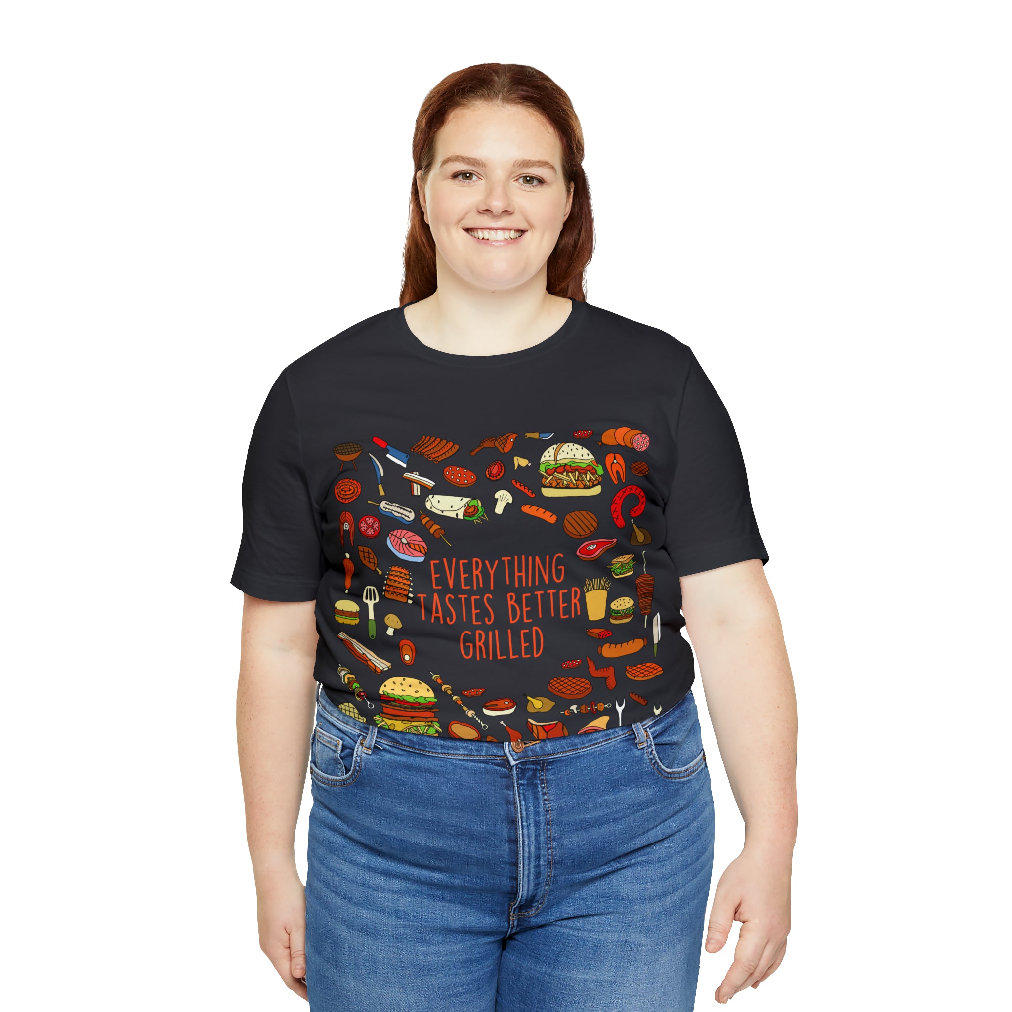 Everything Tastes Better Grilled Shirt | Grilling Love Unisex T-Shirt