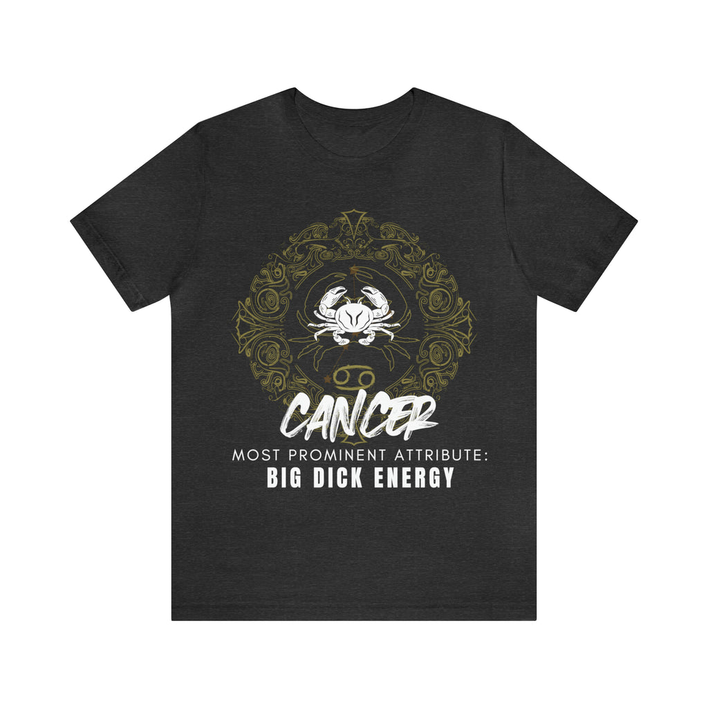 Cancer Zodiac Big Dick Energy Shirt | Zodiac Sign Statement T-Shirt