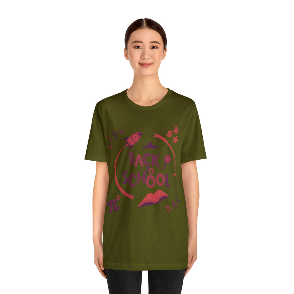 Back to School Subjects Shirt | Back to School Rocket Unisex T-Shirt