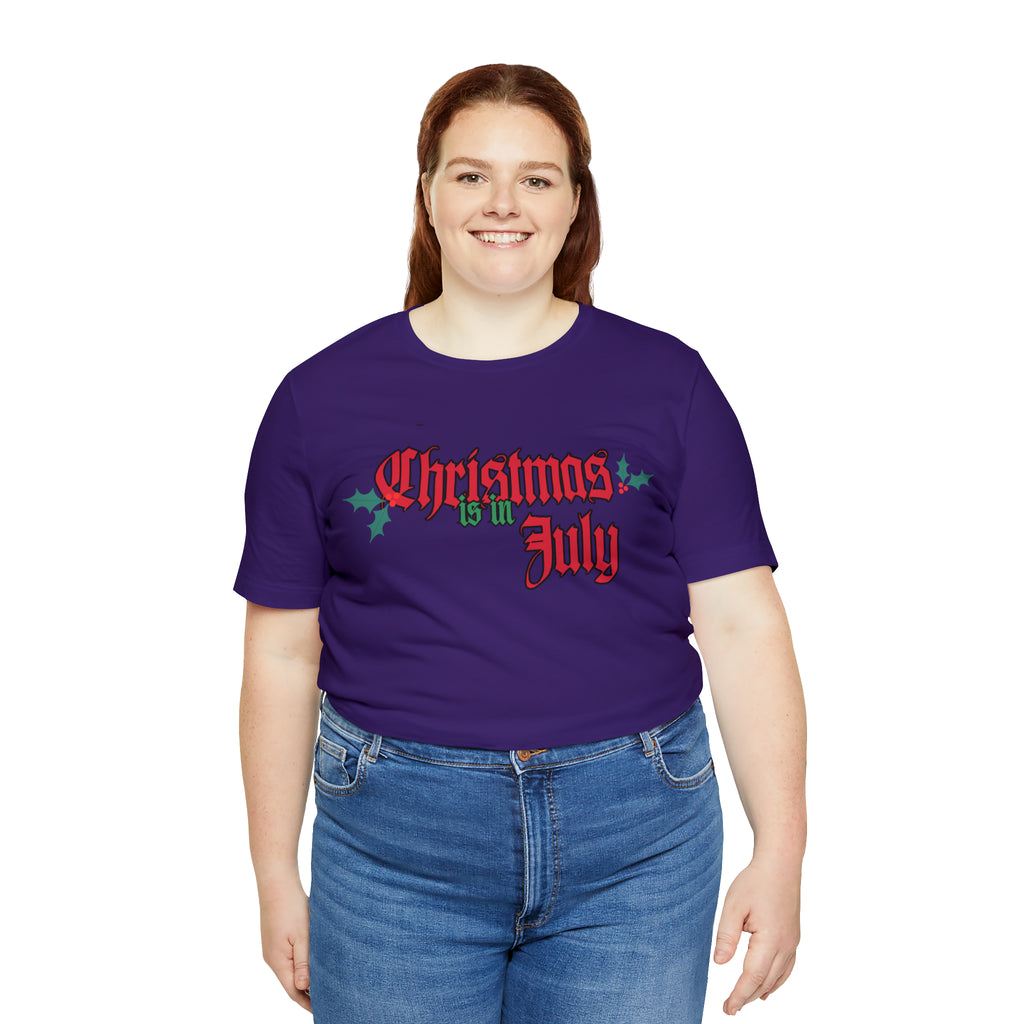 Christmas is in July Shirt | Christmas in July Statement T-Shirt
