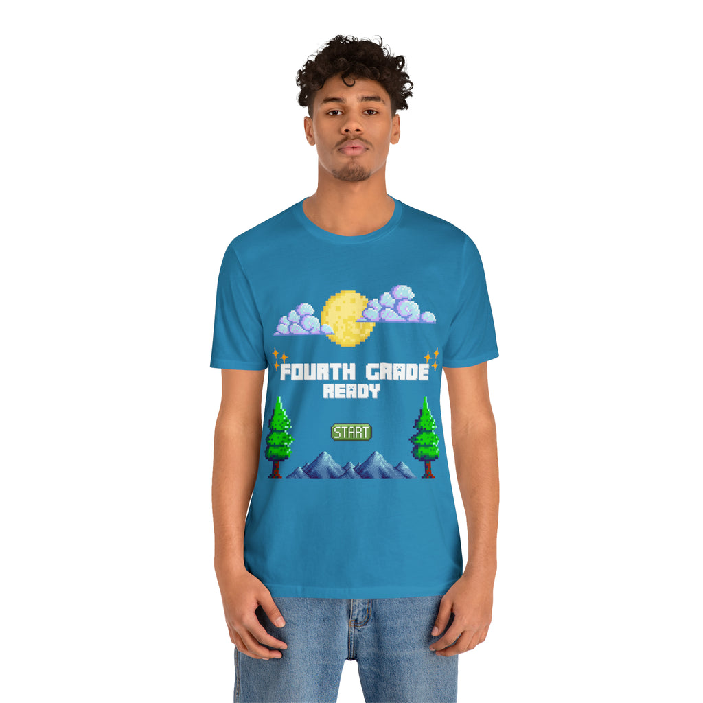 Fourth Grade Ready Pixel Shirt | Minecraft Unisex T-Shirt
