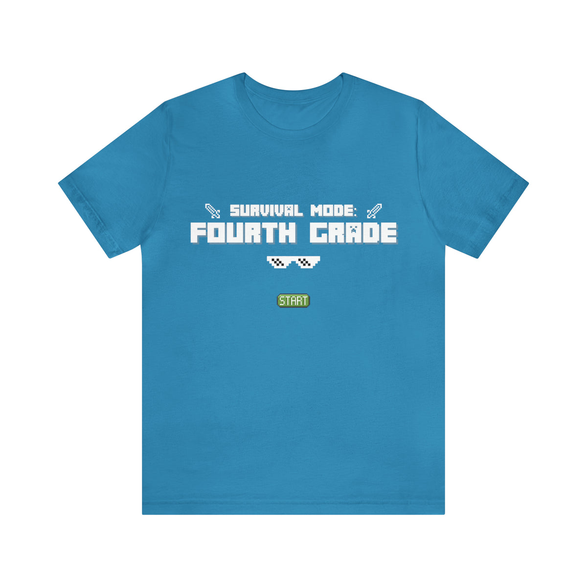 Fourth Grade Survival Mode | Minecraft Unisex T-Shirt