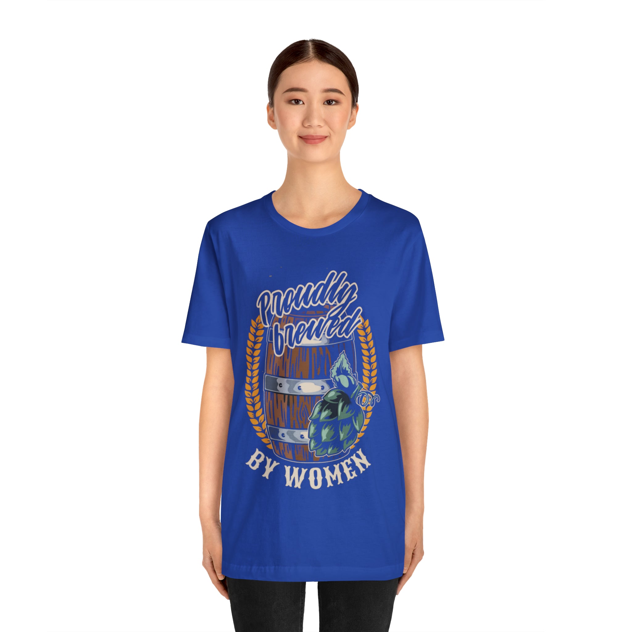 Brewed by Women Beer Shirt | Drink Beer Unisex T-Shirt