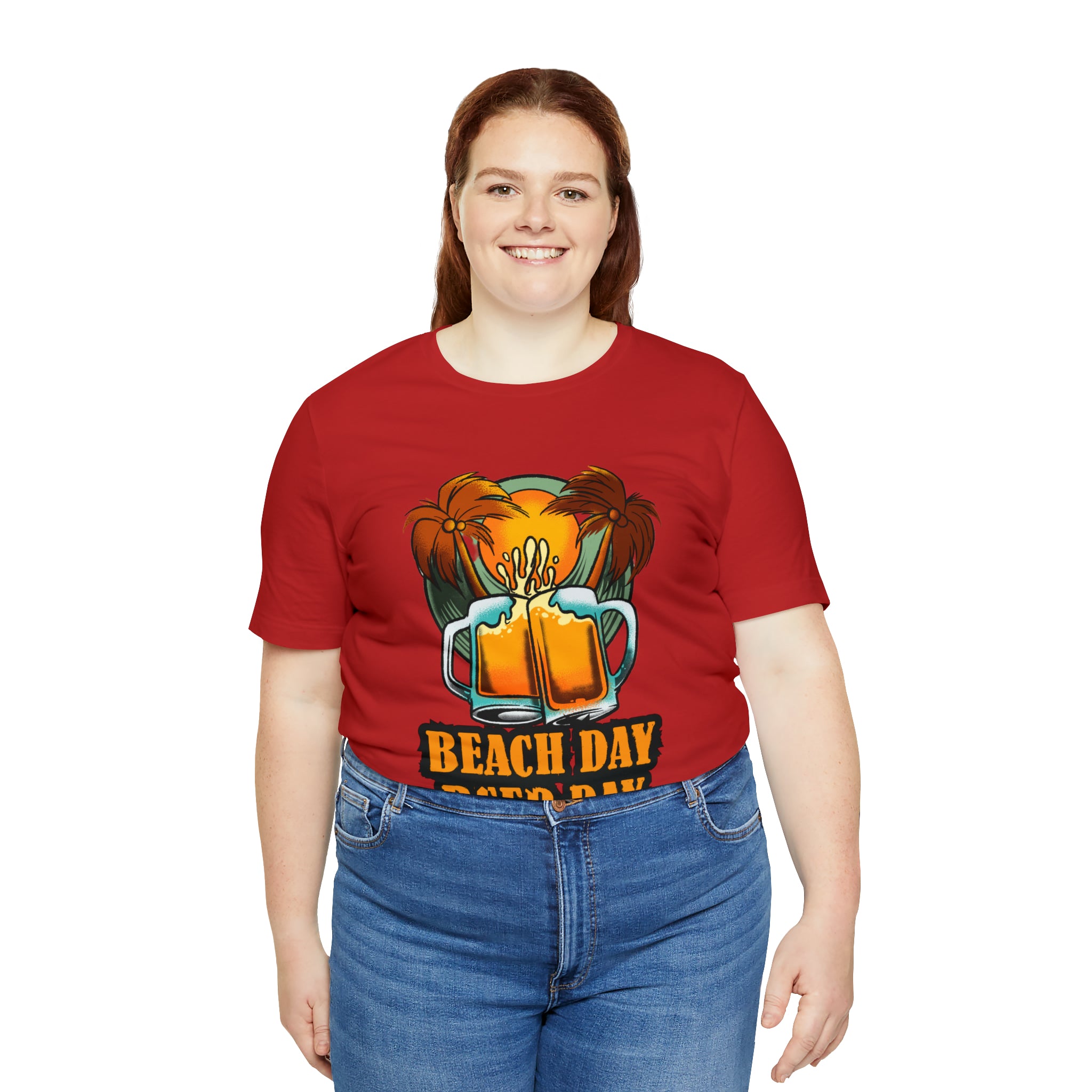 Beer Day Beach Day Shirt | Drink Beer Unisex T-Shirt