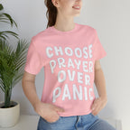 Prayer Over Panic Unisex Shirt | Religious Shirt for Prayers