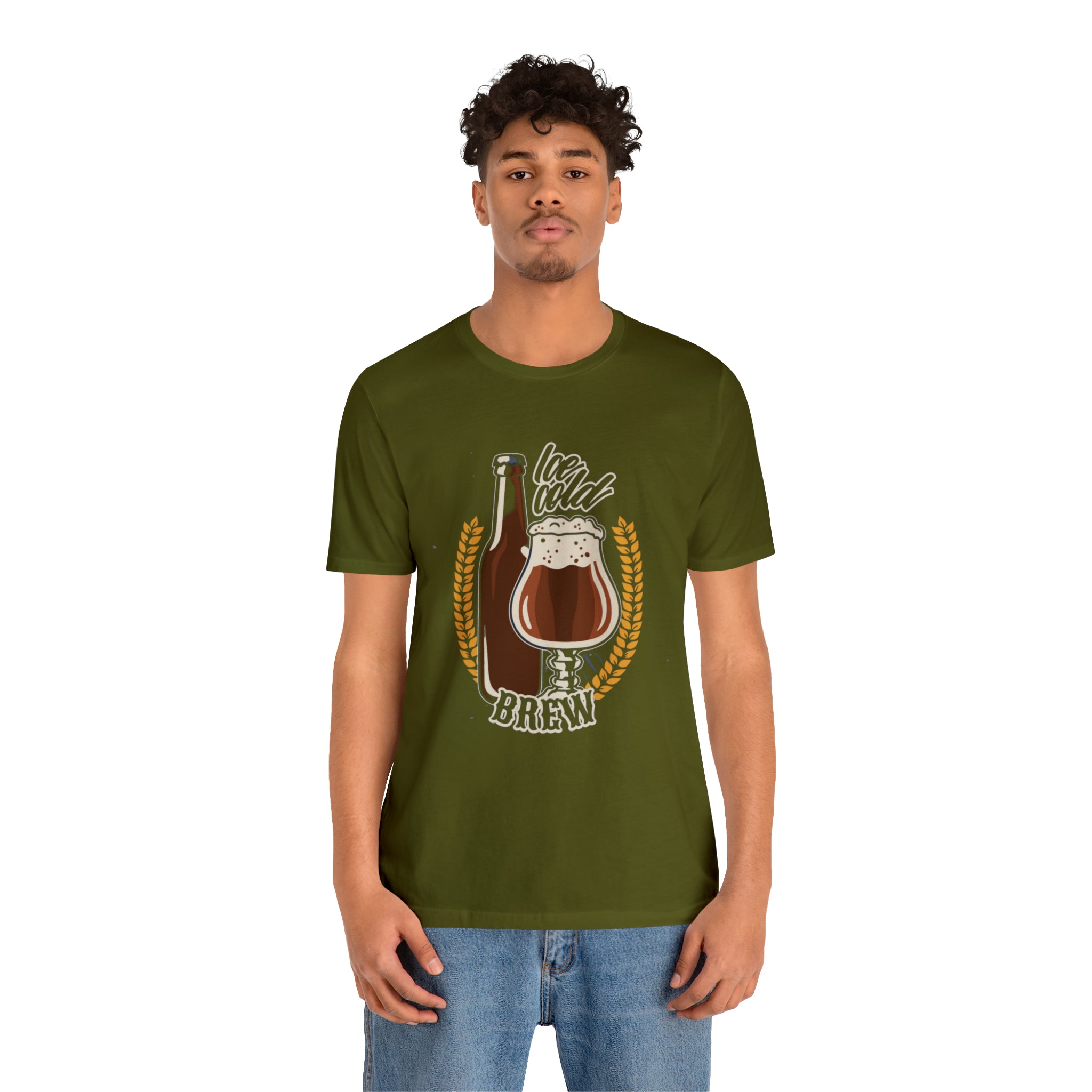Ice Cold Brew Beer Shirt | Drink Beer Unisex T-Shirt