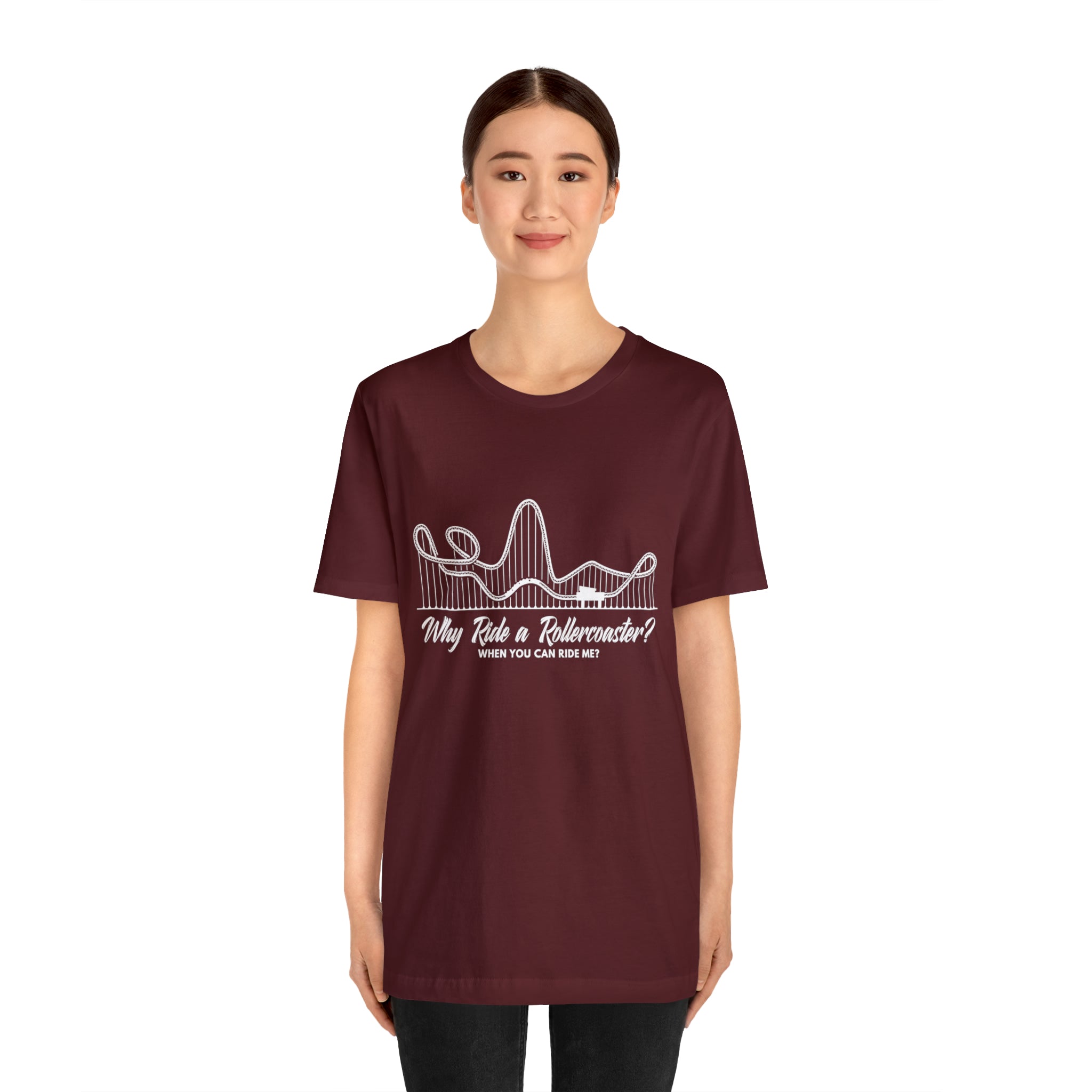 Dirty Rollercoaster Joke Shirt | Why Ride a Rollercoaster When You Can Ride Me T-Shirt