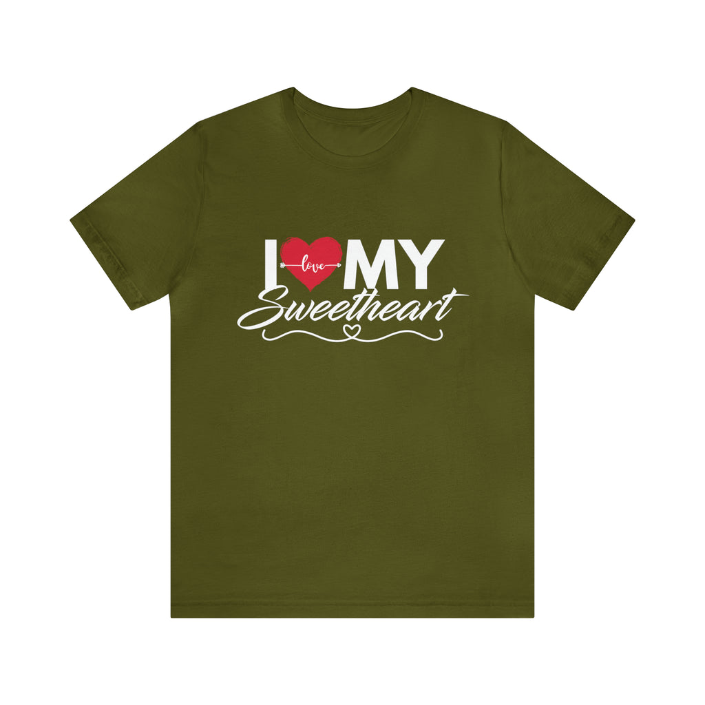 I Love My Sweetheart Shirt | Couple Love T-Shirt, Pair Girlfriend Boyfriend Matching Shirt