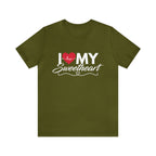 I Love My Sweetheart Shirt | Couple Love T-Shirt, Pair Girlfriend Boyfriend Matching Shirt