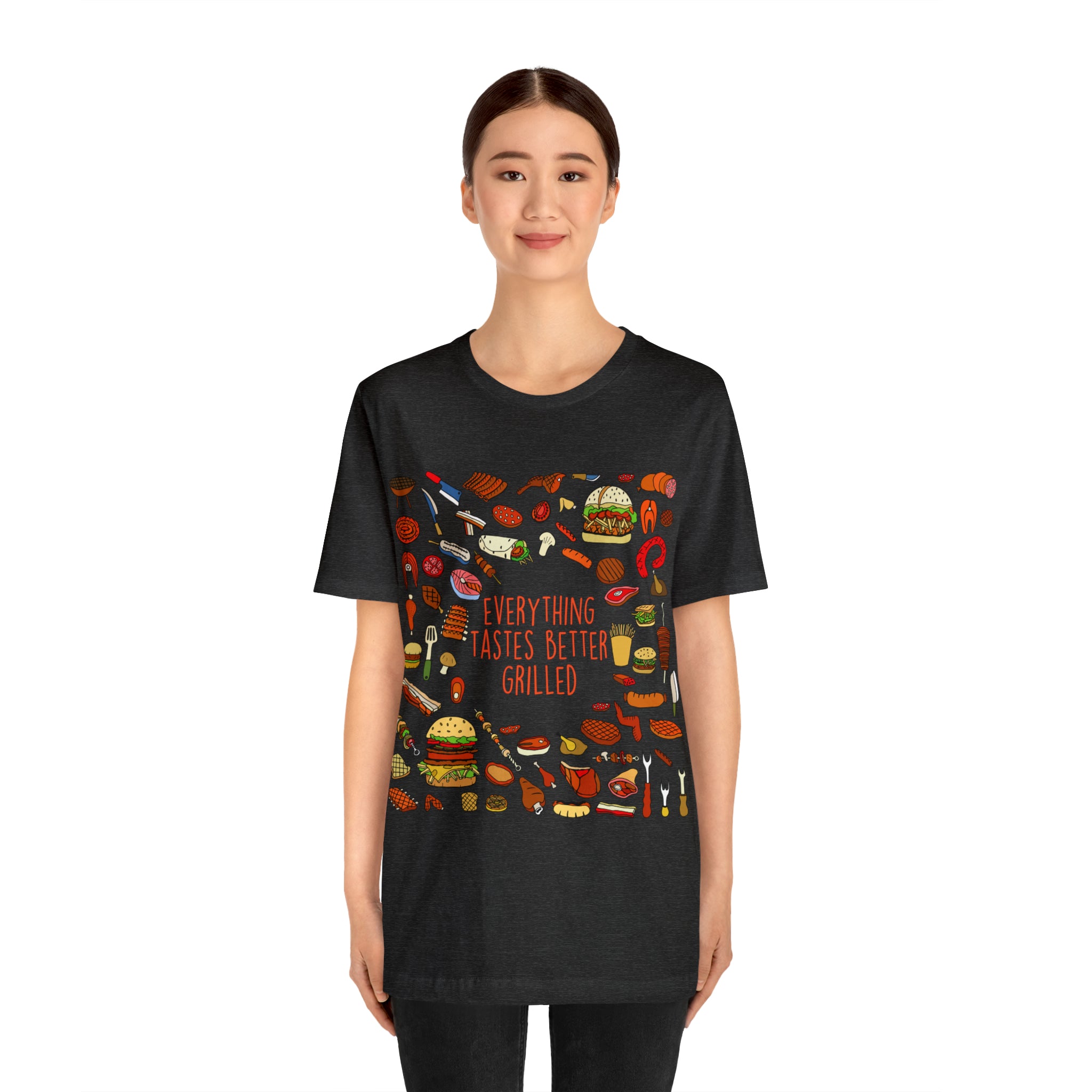 Everything Tastes Better Grilled Shirt | Grilling Love Unisex T-Shirt