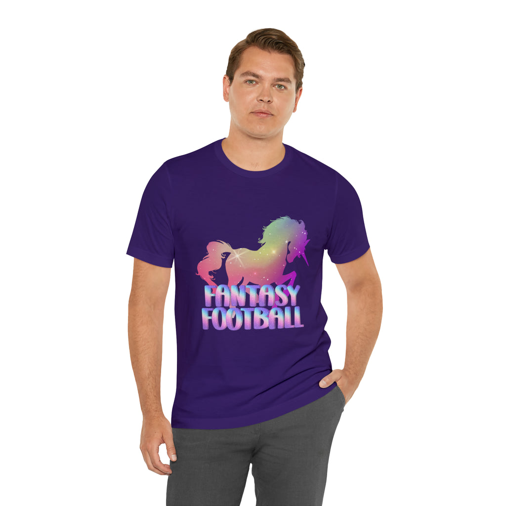Fantasy Football Pink Shirt | Unicorn Fantasy Football Unisex T-Shirt