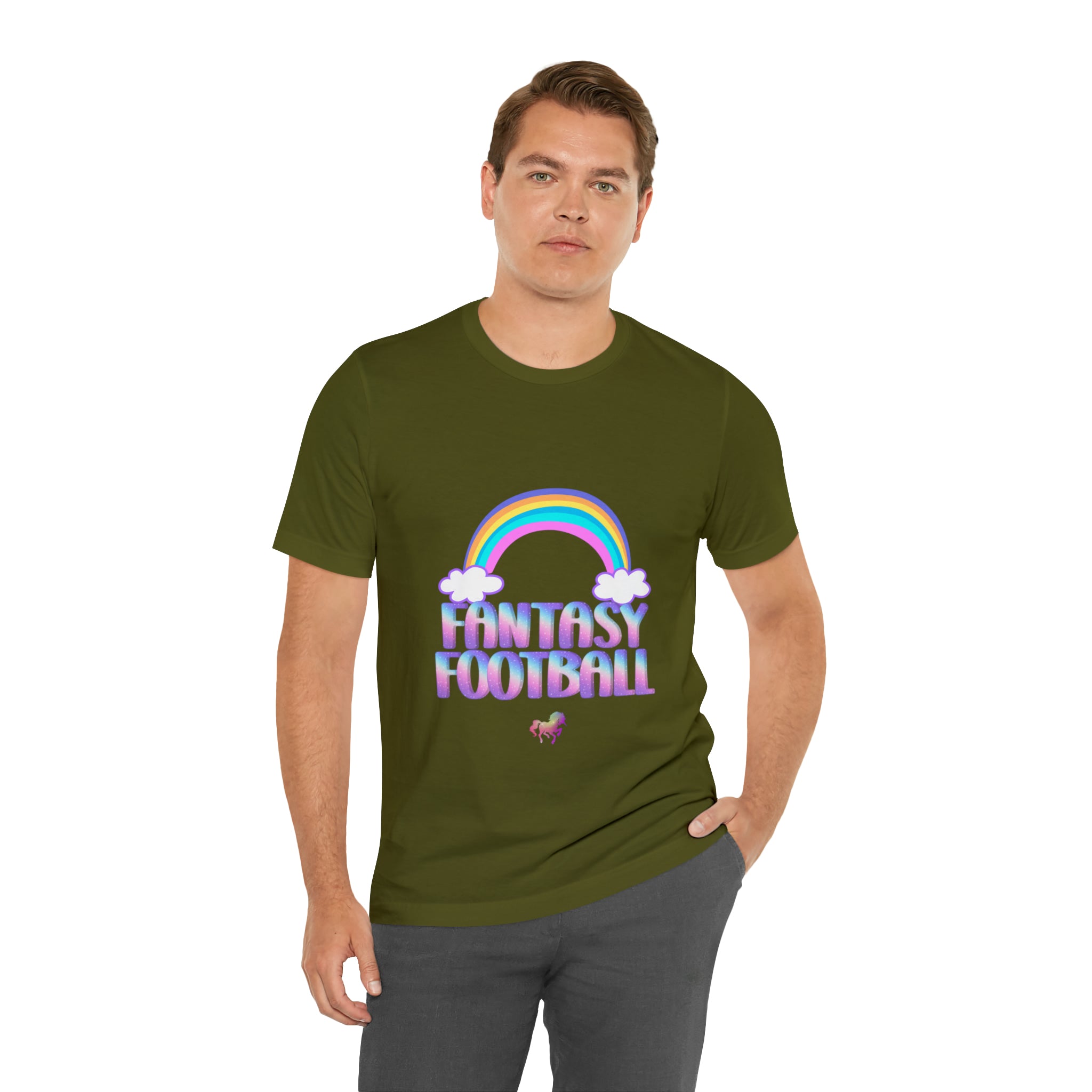 Cute Fantasy Football Shirt | Pink Cute Fantasy Football Unisex T-Shirt