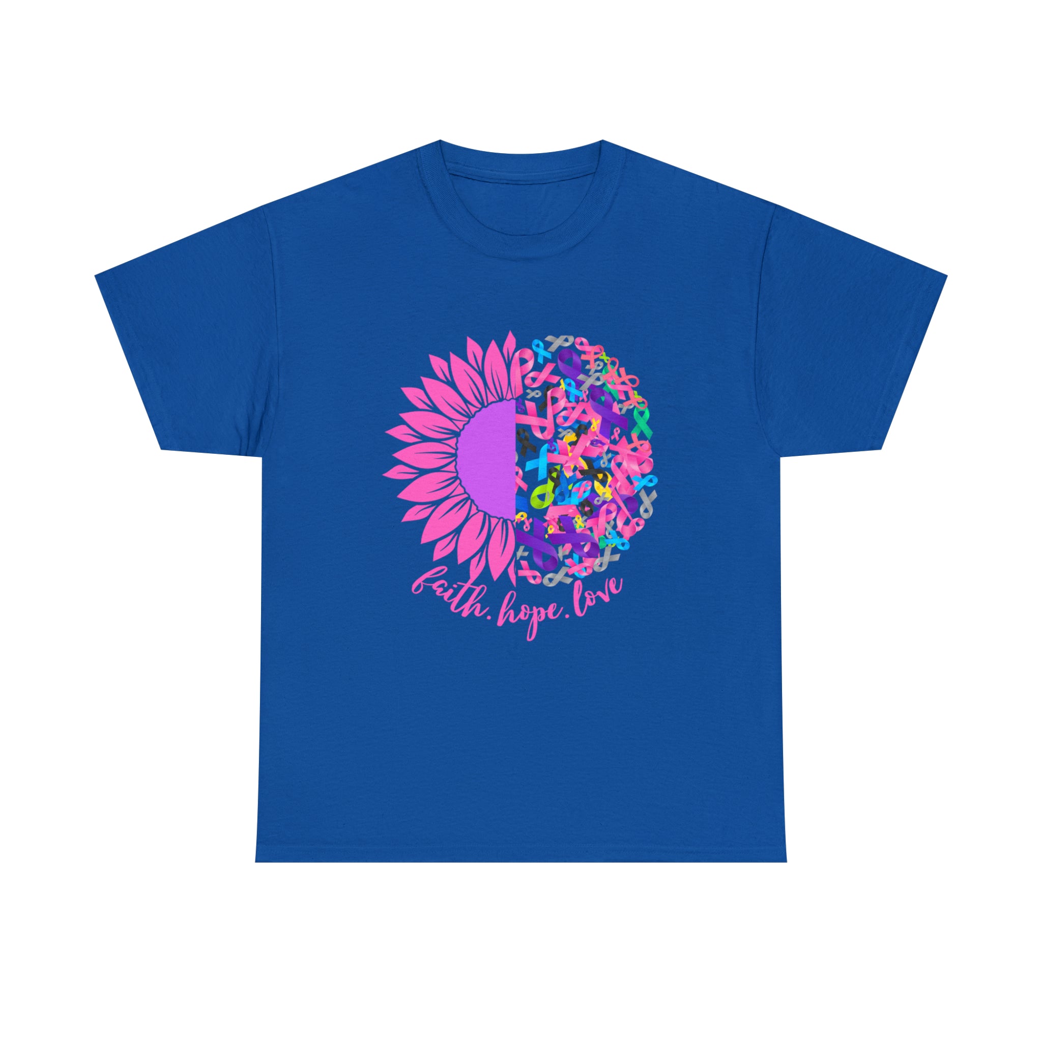 Faith Hope Love Shirt | Cancer Warrior Support Unisex T-Shirt