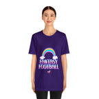 Cute Fantasy Football Shirt | Pink Cute Fantasy Football Unisex T-Shirt