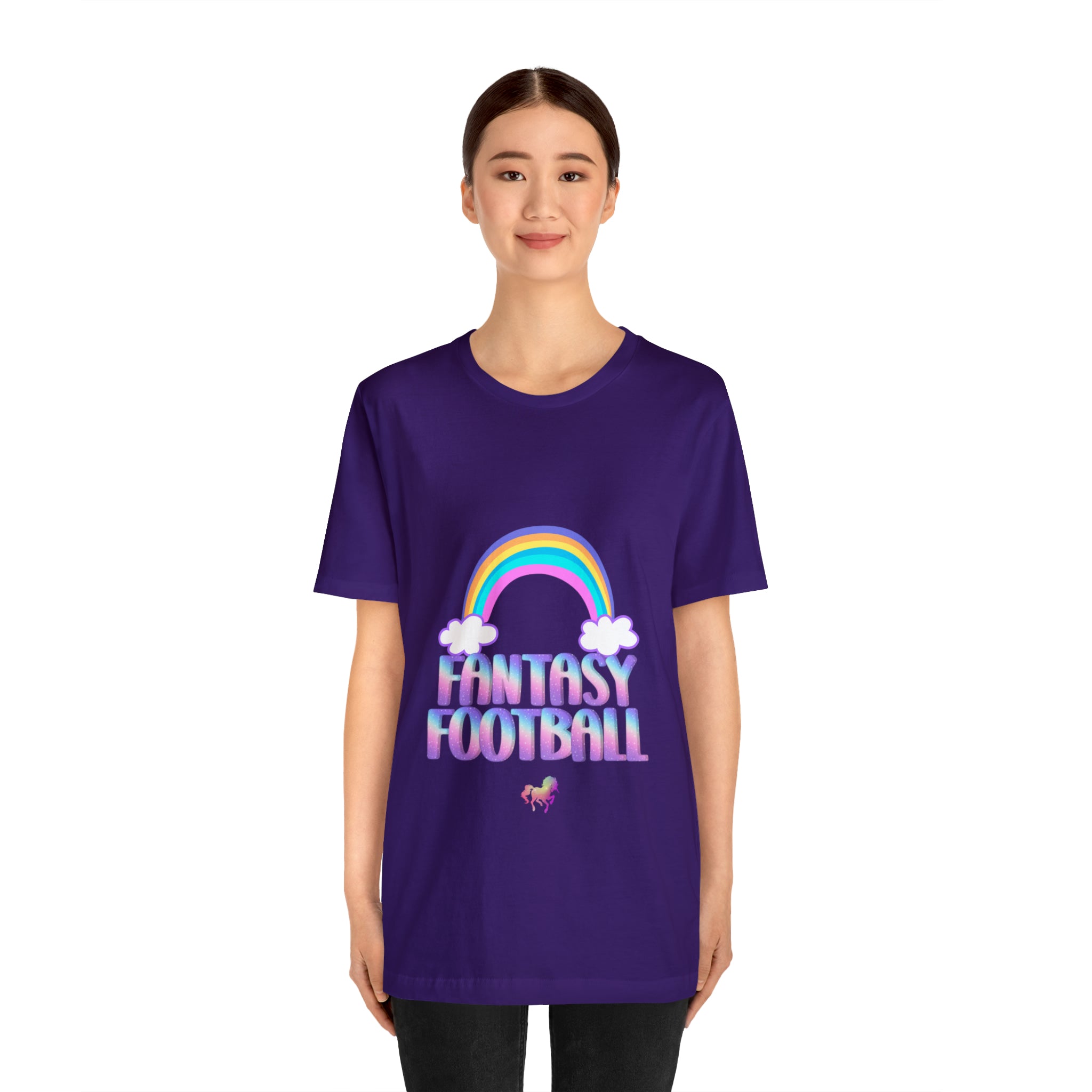 Cute Fantasy Football Shirt | Pink Cute Fantasy Football Unisex T-Shirt