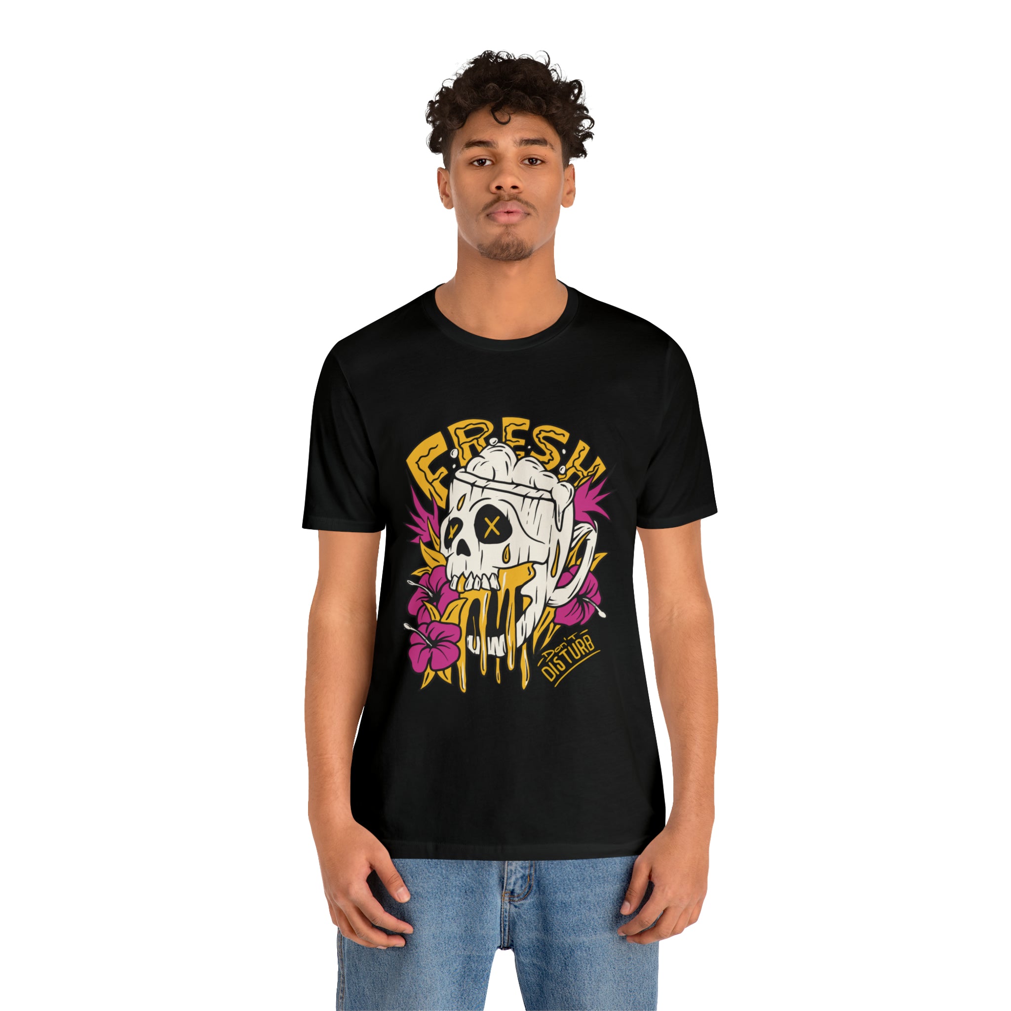 Fresh Beer Skull Shirt | Drink Beer Unisex T-Shirt