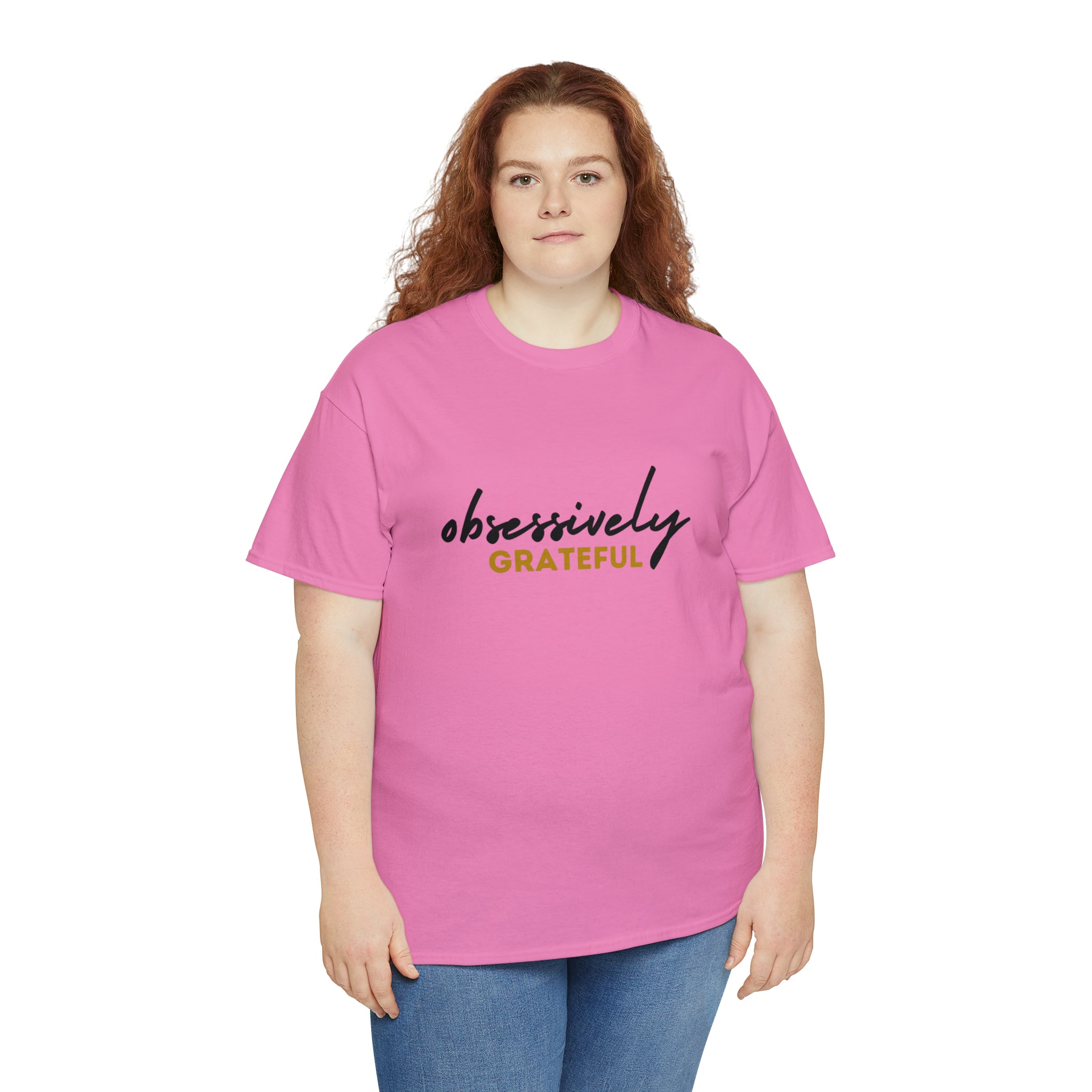 Obsessively Grateful Shirt | Minimalist Unisex T-Shirt