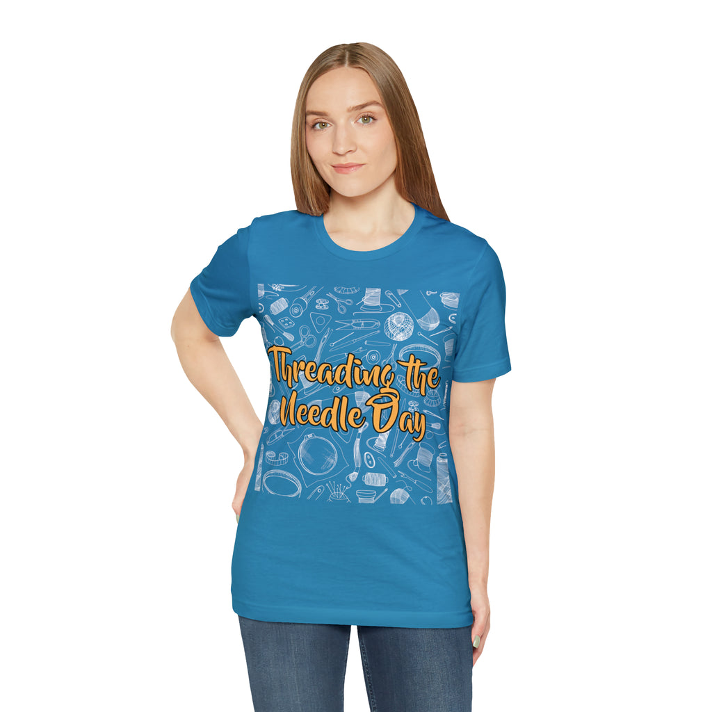 Threading the Needle Day Shirt | Tailor Sewing Unisex T-Shirt