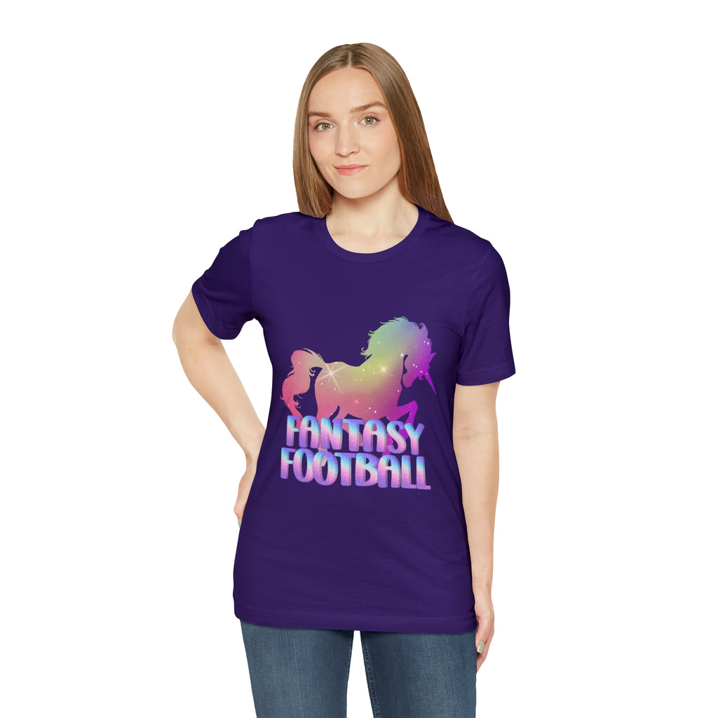 Fantasy Football Pink Shirt | Unicorn Fantasy Football Unisex T-Shirt