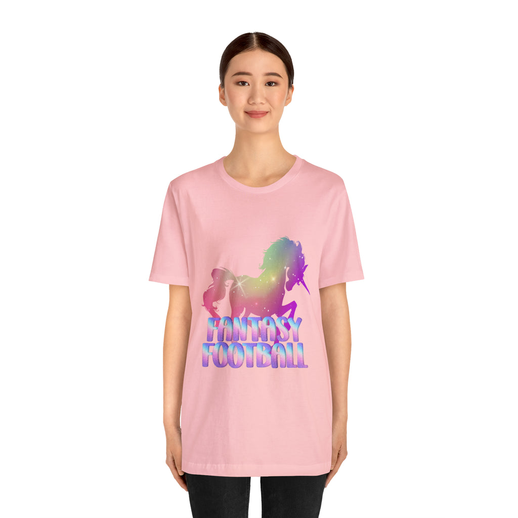 Fantasy Football Pink Shirt | Unicorn Fantasy Football Unisex T-Shirt