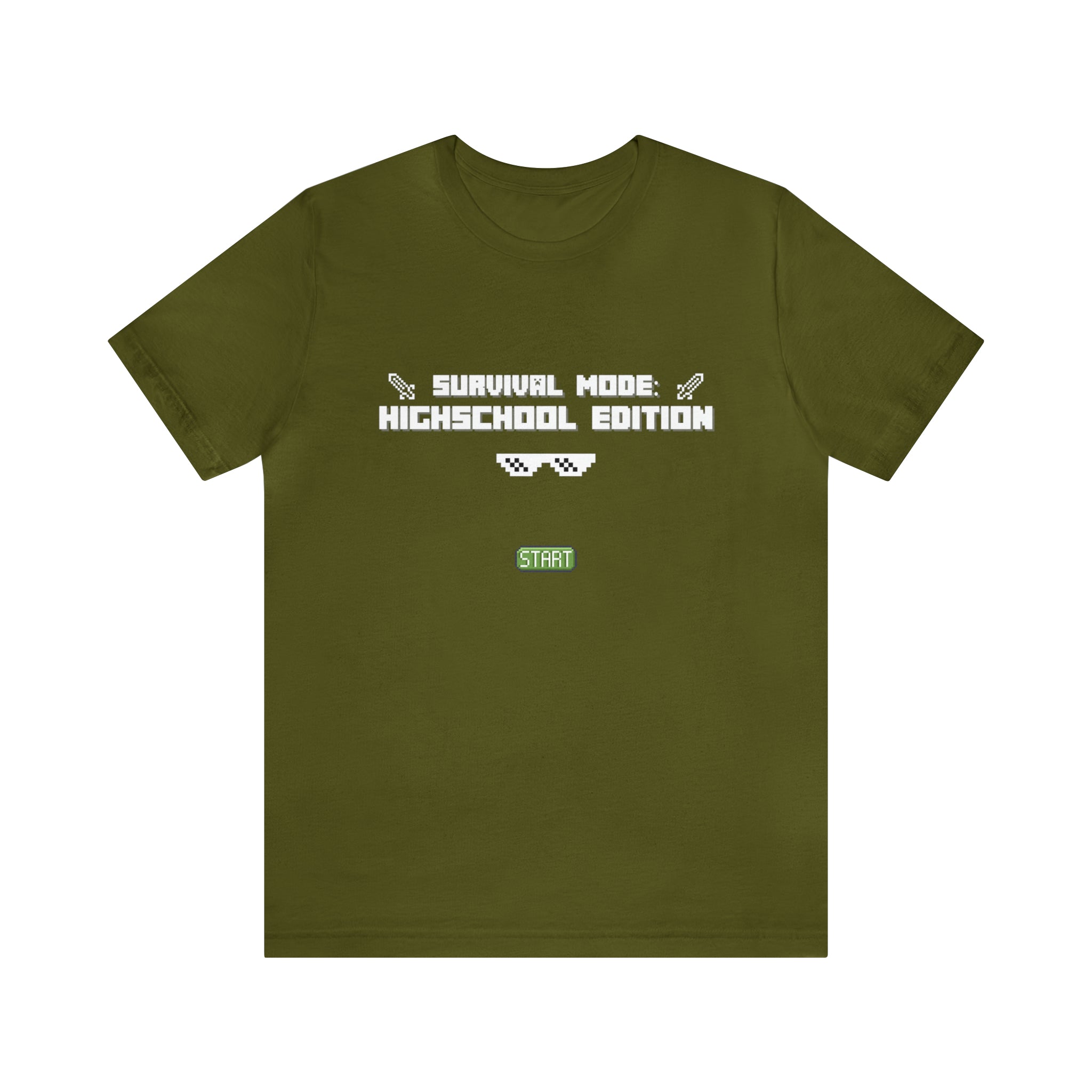 Highschool Survival Mode Shirt | Minecraft School Unisex T-Shirt