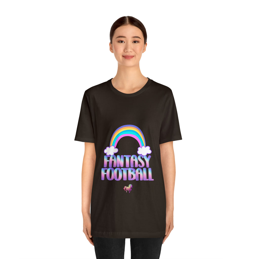 Cute Fantasy Football Shirt | Pink Cute Fantasy Football Unisex T-Shirt