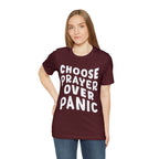 Prayer Over Panic Unisex Shirt | Religious Shirt for Prayers