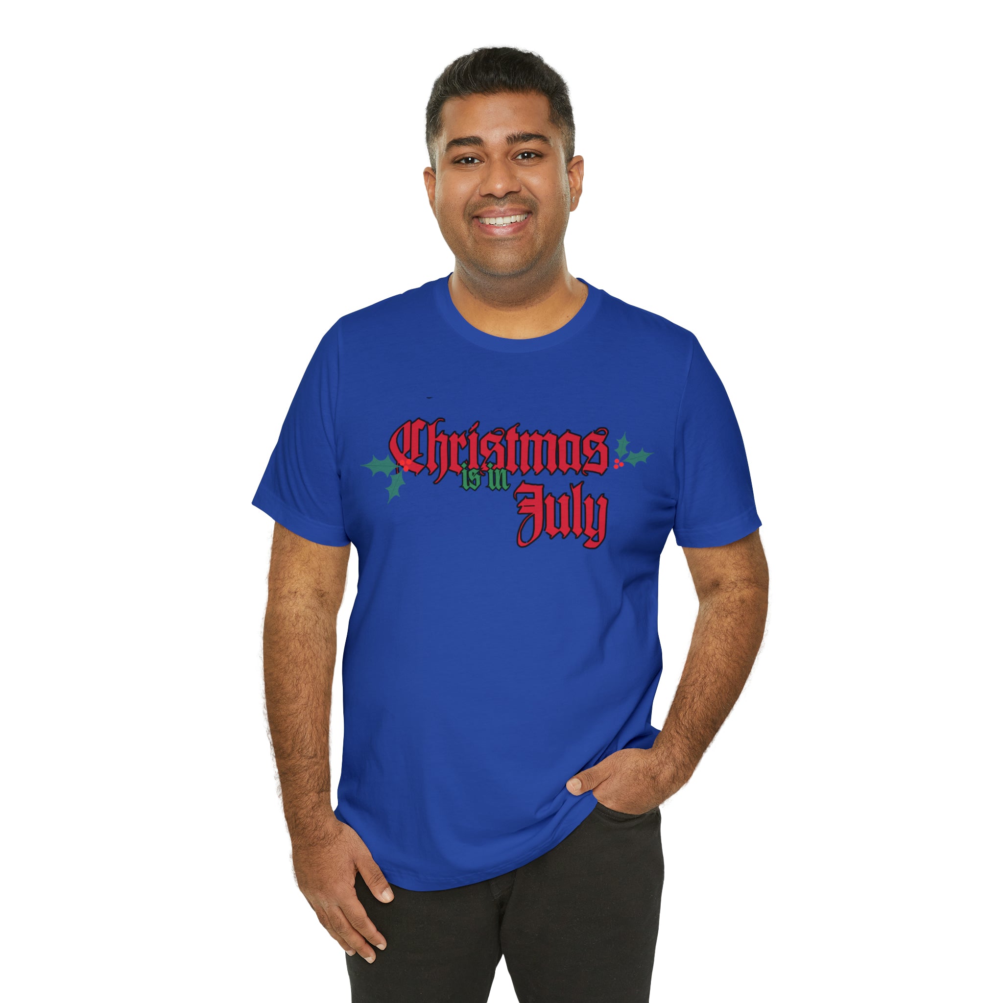 Christmas is in July Shirt | Christmas in July Statement T-Shirt