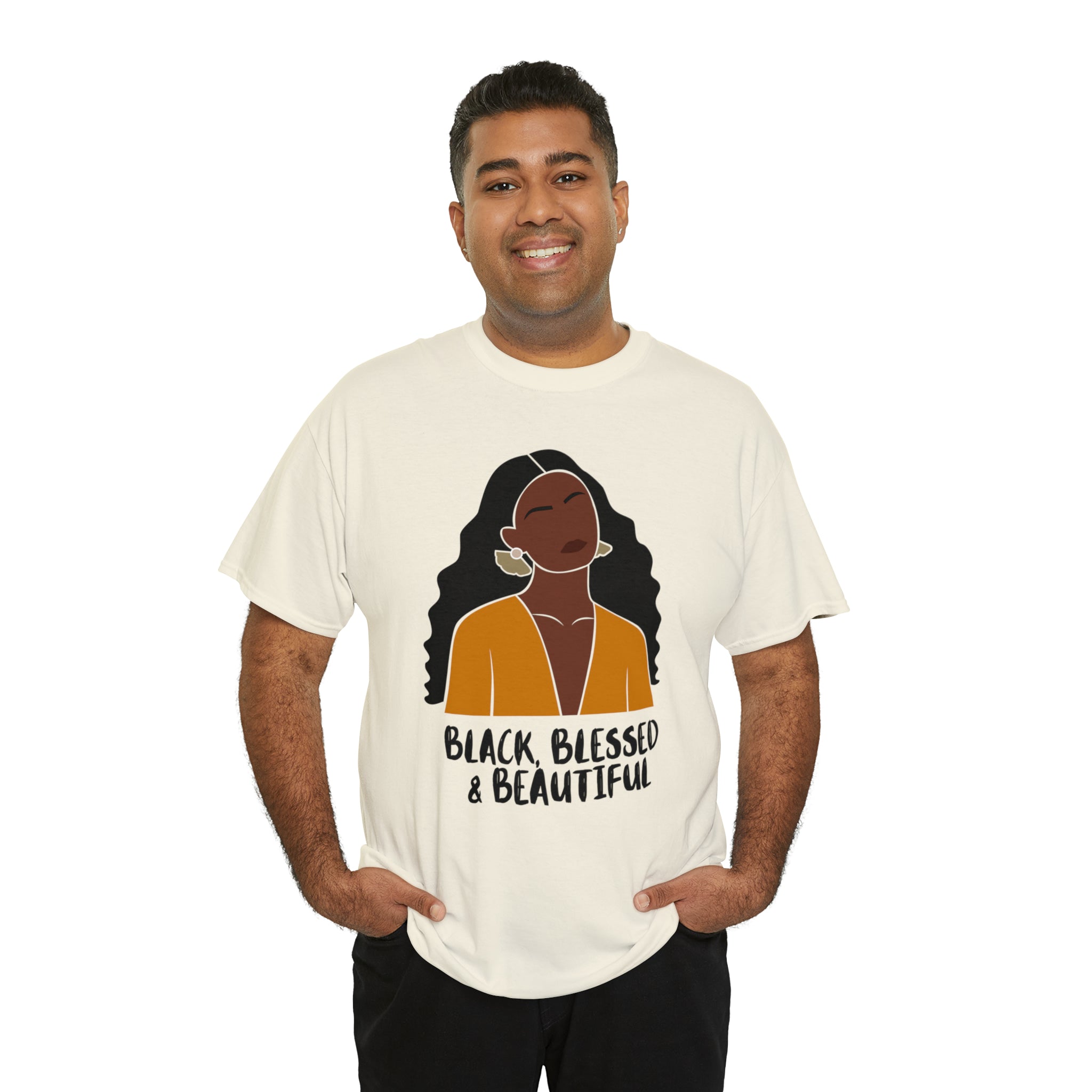 Black, Blessed & Beautiful Shirt | Empowered & Beautiful Cotton T-shirt