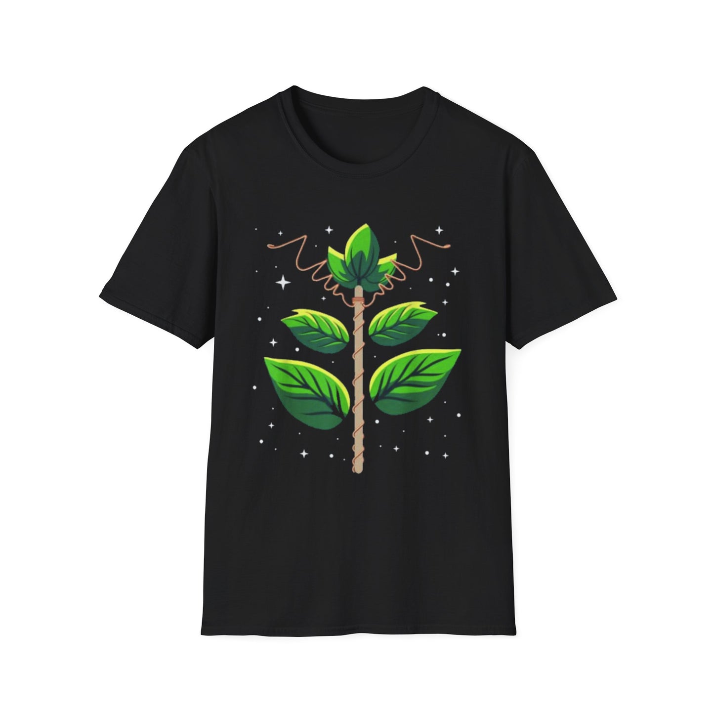 Electroculture Copper Seedling T-Shirt — Whimsical Plant Growth Graphic Tee
