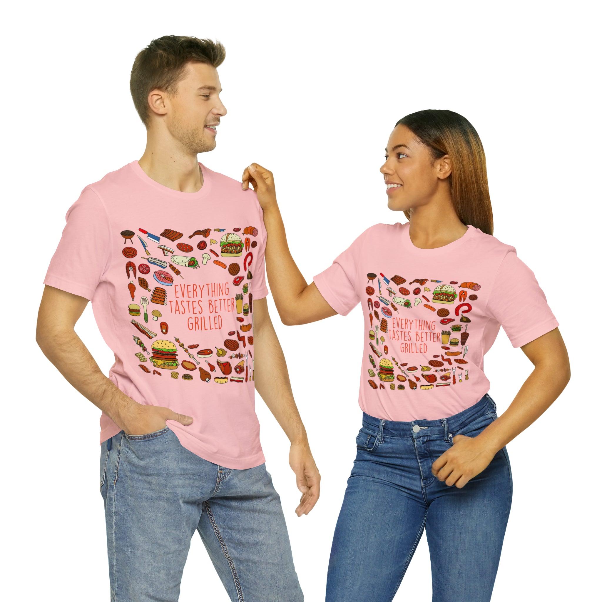 Everything Tastes Better Grilled Shirt | Grilling Love Unisex T-Shirt