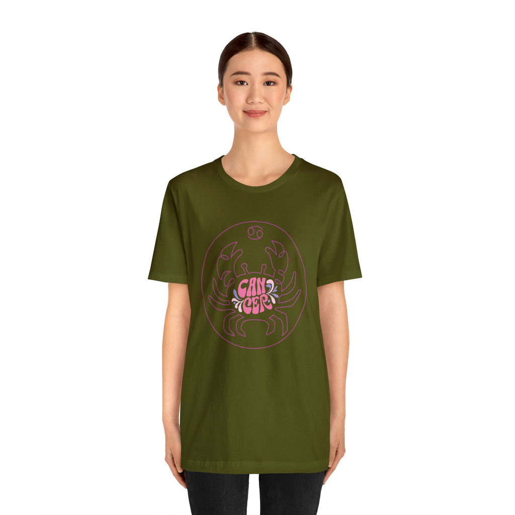Cancer Crab Zodiac Graphics Shirt | Zodiac Sign Statement T-Shirt