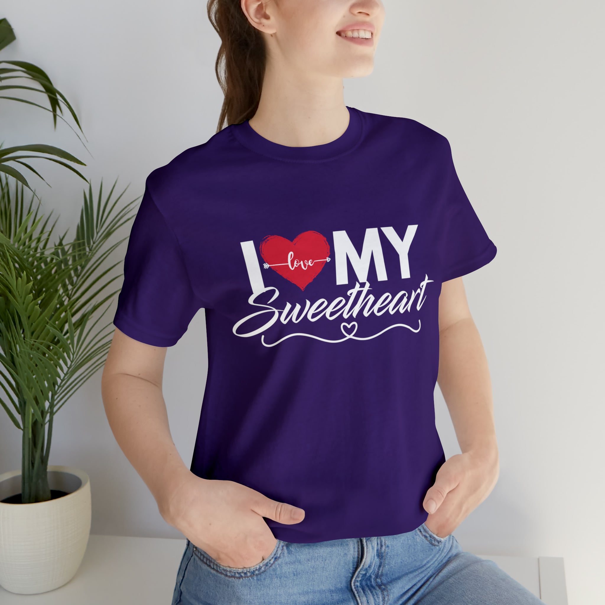 I Love My Sweetheart Shirt | Couple Love T-Shirt, Pair Girlfriend Boyfriend Matching Shirt