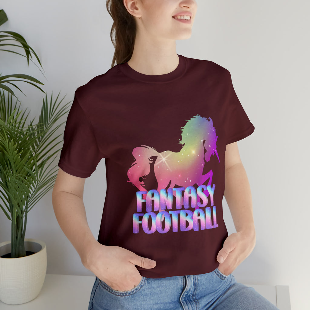 Fantasy Football Pink Shirt | Unicorn Fantasy Football Unisex T-Shirt