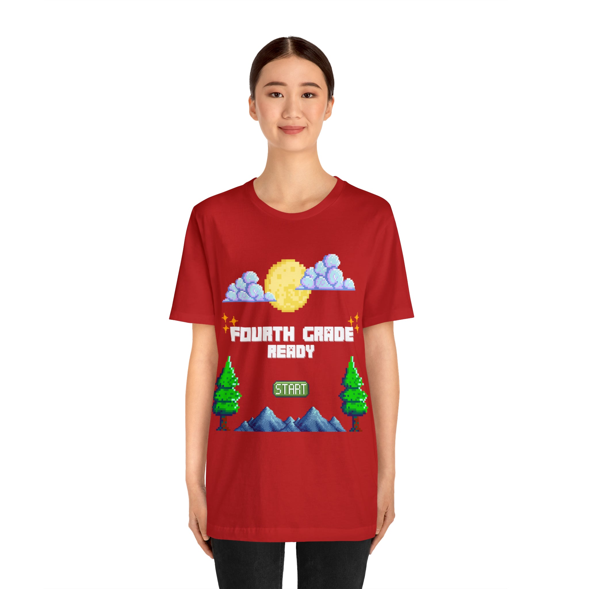 Fourth Grade Ready Pixel Shirt | Minecraft Unisex T-Shirt