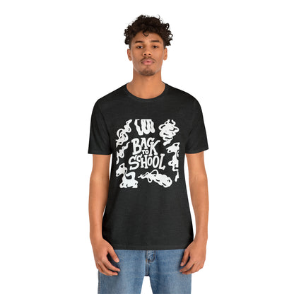 Back to School Ink Shirt | Black and White School Unisex T-Shirt